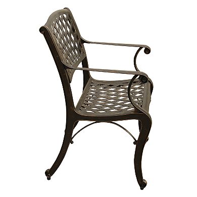 Traditional Bronze Finish Indoor  / Outdoor Arm Chair