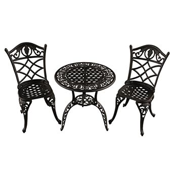 Grape Vineyard Indoor / Outdoor Chair & Bistro Table 3 pc Set
