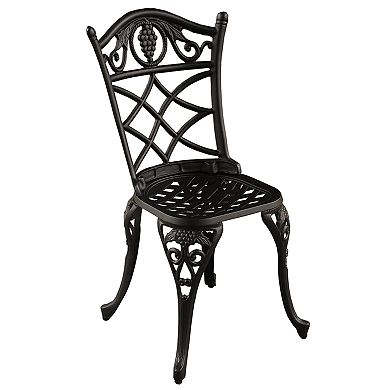 Grape Vineyard Indoor / Outdoor Chair & Bistro Table 3-piece Set