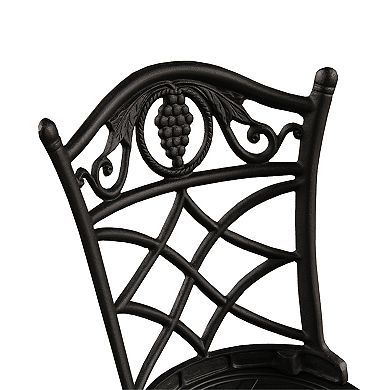 Grape Vineyard Indoor / Outdoor Chair & Bistro Table 3-piece Set 