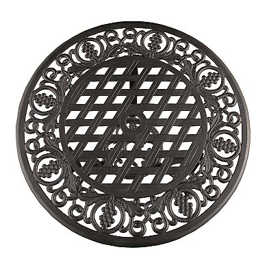 Grape Vineyard Indoor / Outdoor Chair & Bistro Table 3-piece Set