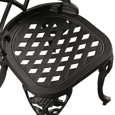 Grape Vineyard Indoor / Outdoor Chair & Bistro Table 3-piece Set 