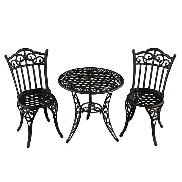 Outdoor Chair Bistro Table 3 Piece Set, Kohls Outdoor Furniture Clearance