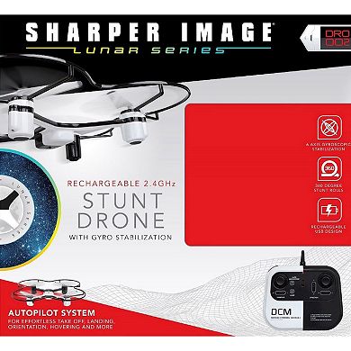 Sharper Image Stunt Drone with Gyro Stabilization