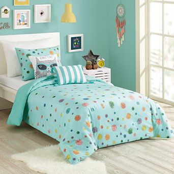 Urban Playground Raining Pom Pom Comforter Set