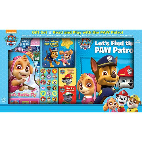 paw patrol 3 dvd gift set