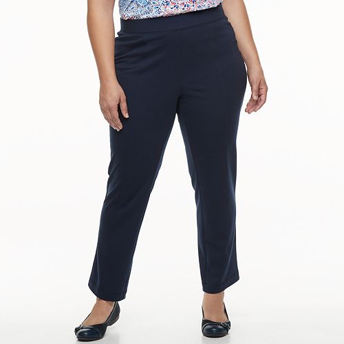 Plus Size Croft & Barrow® Easy Care Pull-On Pants