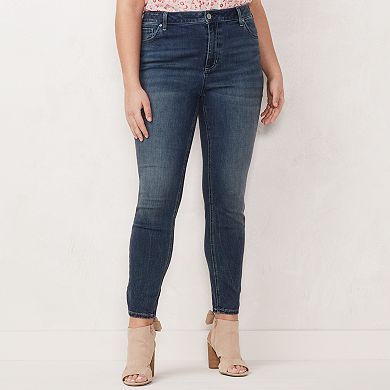 Plus Size LC Lauren Conrad Feel Good Midrise Skinny Jeans