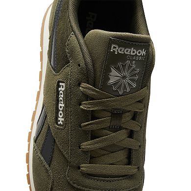 reebok cl harman run men's leather sneakers