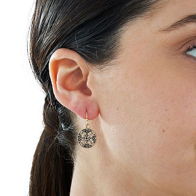 Sonoma Goods For Life® Round Filigree Drop Earrings 
