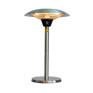 Fire Sense Hammered Bronze Tone Tabletop Patio Heater