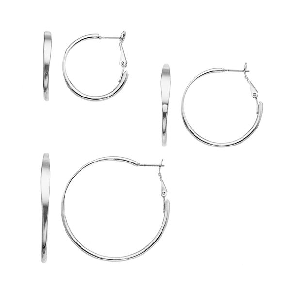 Sonoma Goods For Life® Hoop Earring Set