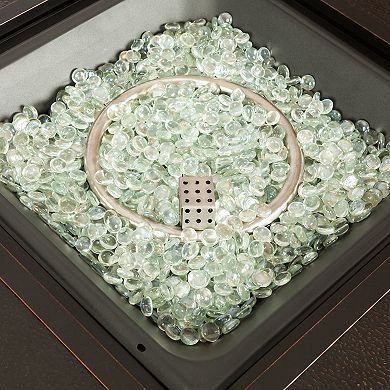 Fire Sense Armstrong Outdoor Gas Fire Pit Coffee Table