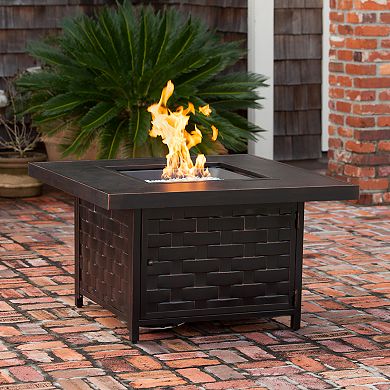 Fire Sense Armstrong Outdoor Gas Fire Pit Coffee Table