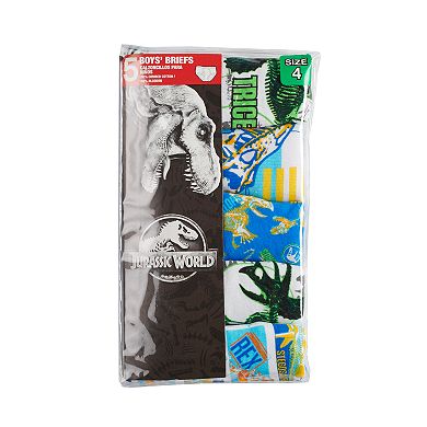 Boys 4-8 Jurassic World 5-Pack Briefs