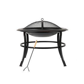 Fire Sense Tokia Round Outdoor Fire Pit