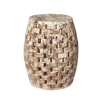 Patio Sense Maya Indoor / Outdoor Wood Stool