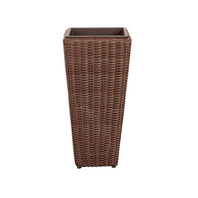 Patio Sense Alto Indoor / Outdoor Wicker Planter 2-piece Set