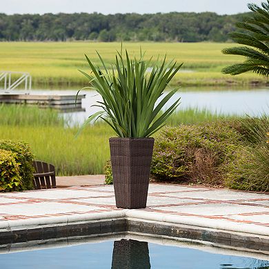Patio Sense Alto Indoor / Outdoor Wicker Planter 2-piece Set