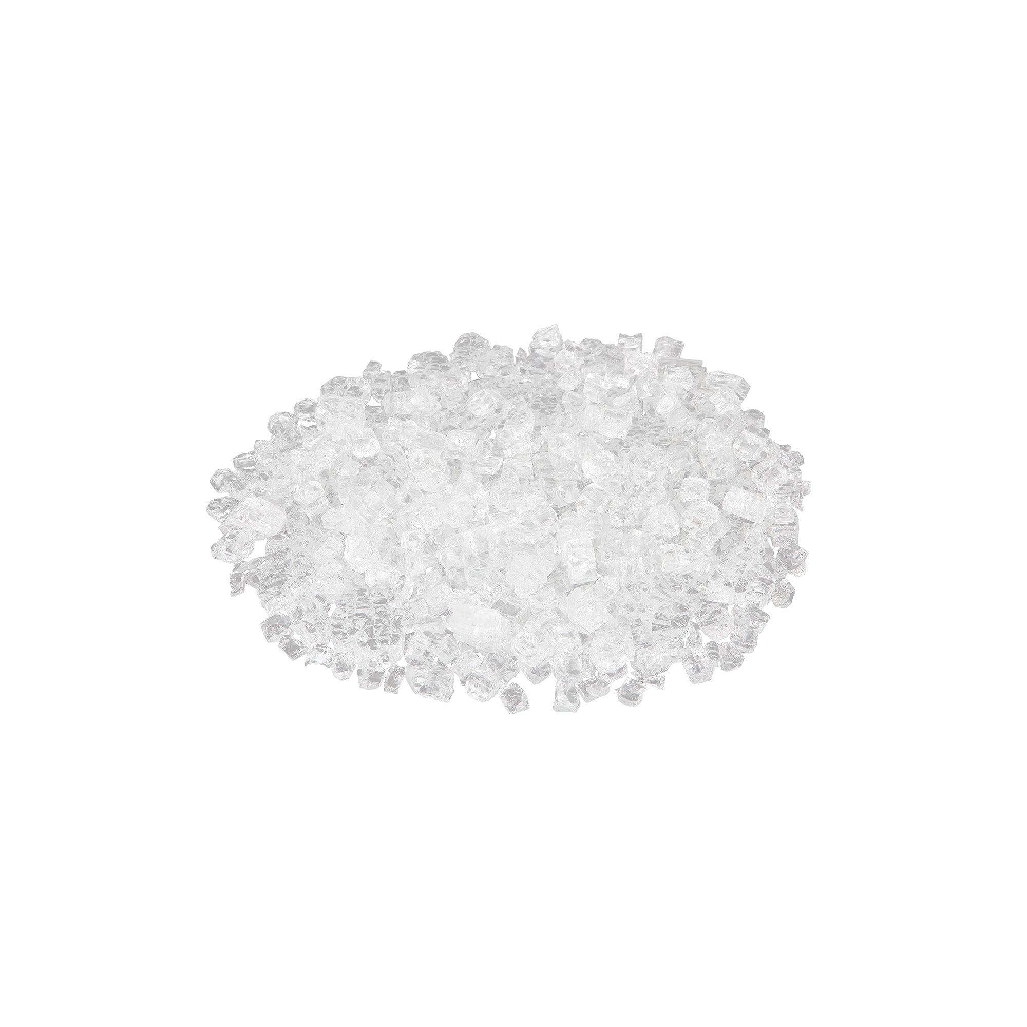 Fire Sense Reflective Fire Glass Rocks, Clear