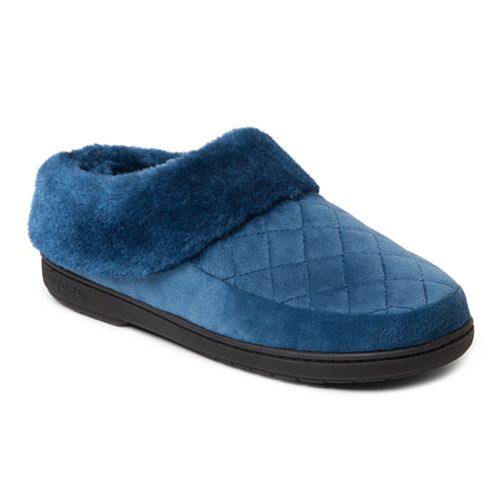 Women's Dearfoams Quilted Velour Clog Slippers