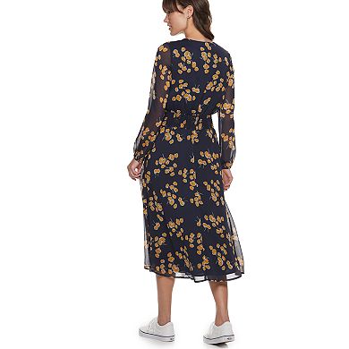Women's POPSUGAR Smocked Midi Dress