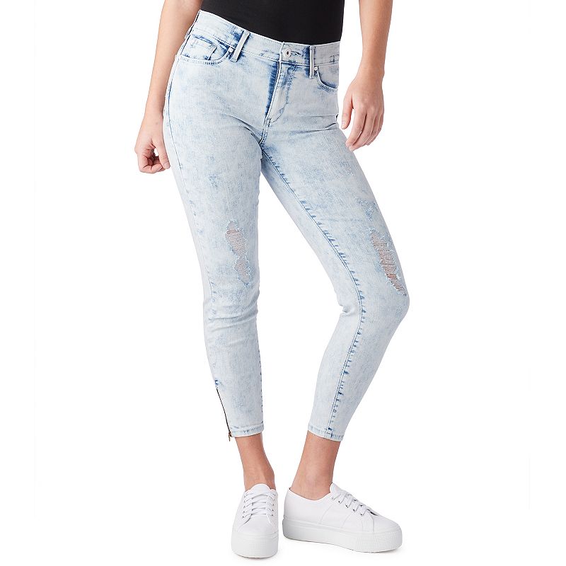 UPC 192379511475 product image for Juniors' Denizen from Levi's Zipper High-Waisted Ankle Jeggings, Teens, Size: 3, | upcitemdb.com