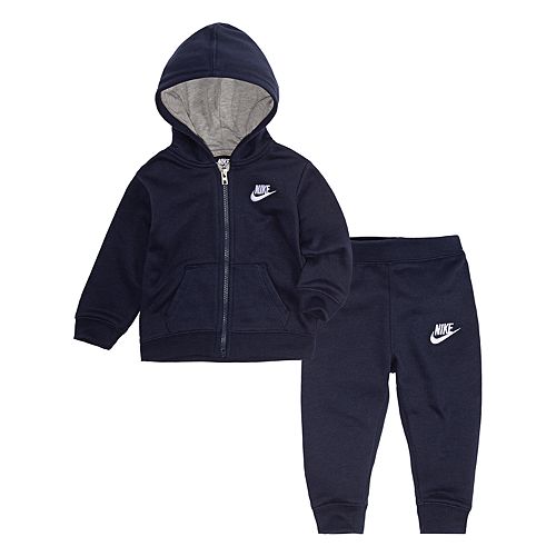 nike zip up hoodie and jogger set