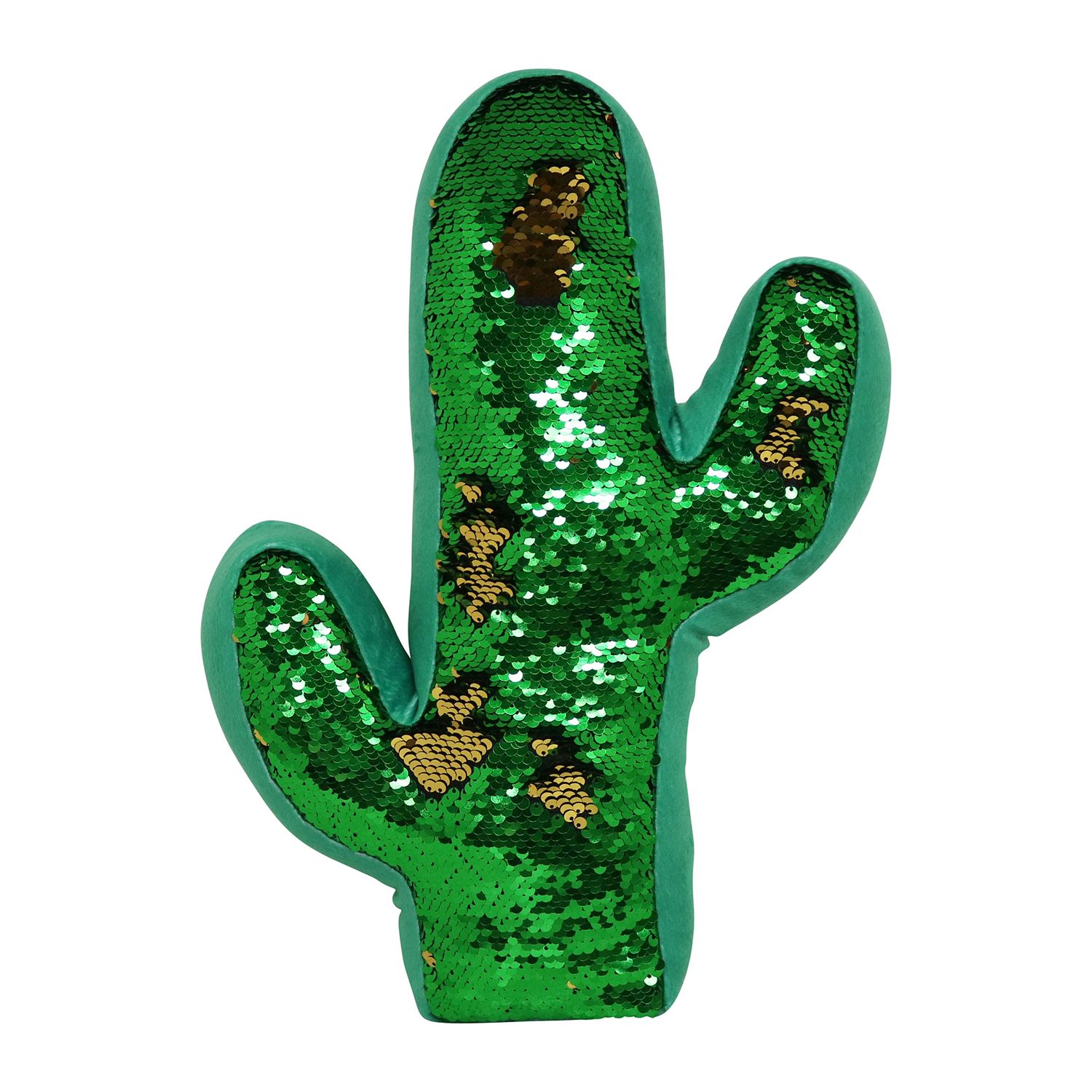 sequin cactus pillow