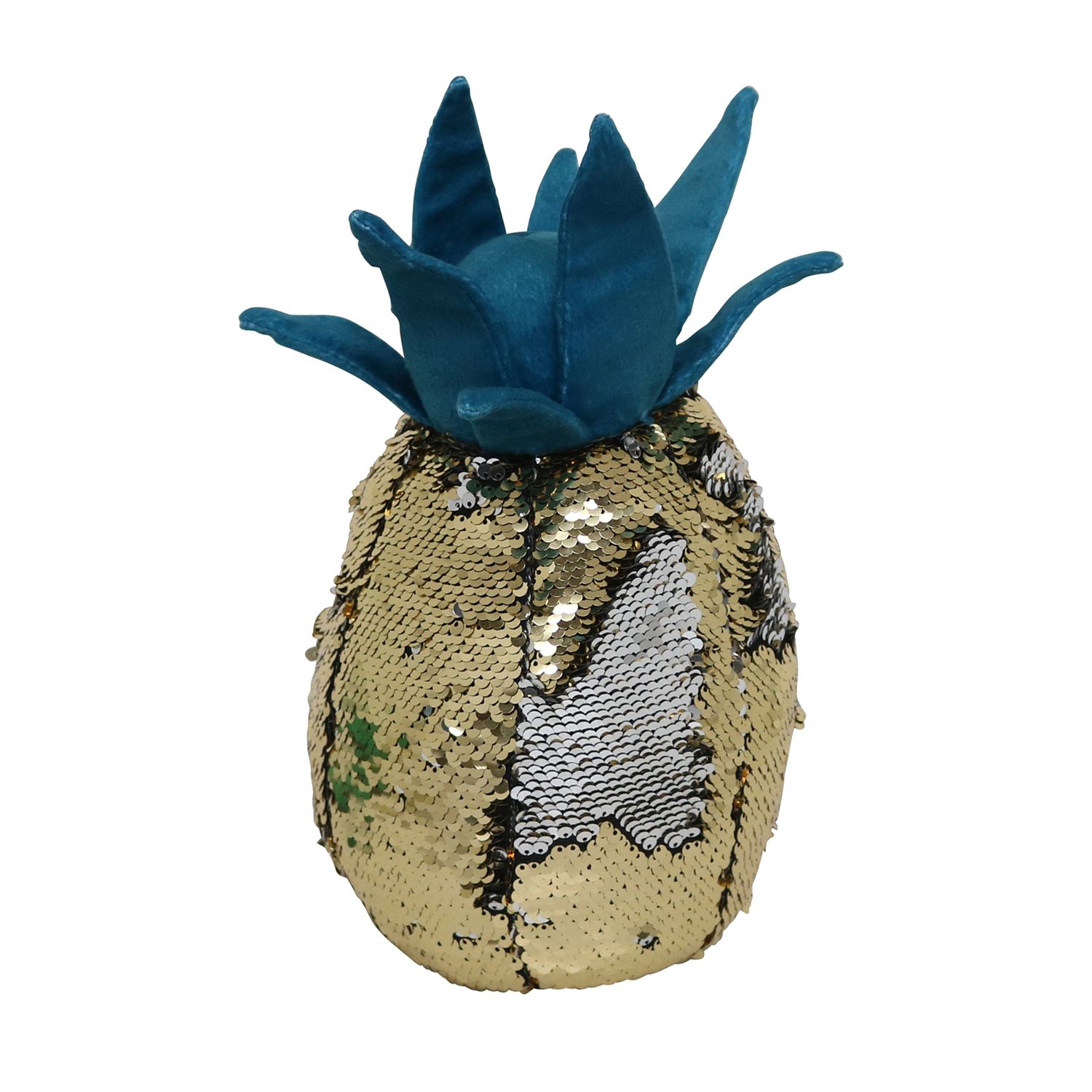 pineapple sequin pillow