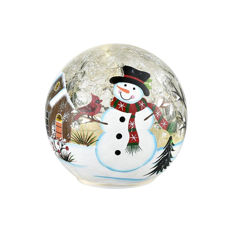 UPC 769072200434 - San Miguel Light-Up Snowman Orb Table Decor ...