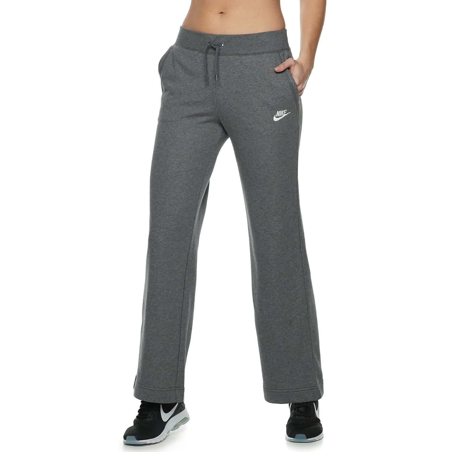 nike open bottom sweatpants