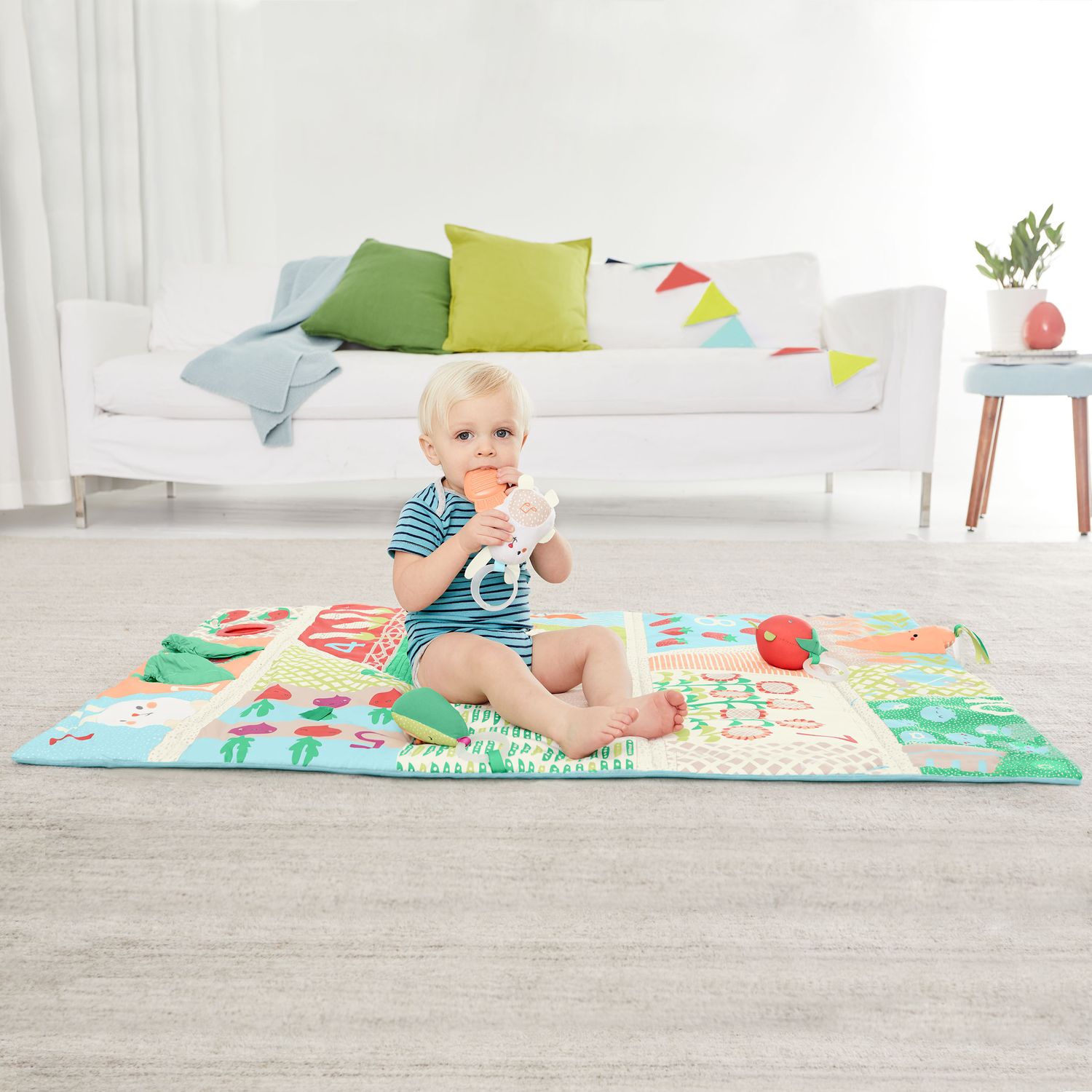Skip Hop Baby Tummy Time Farmstand Grow & Play 3-in-1 Activity