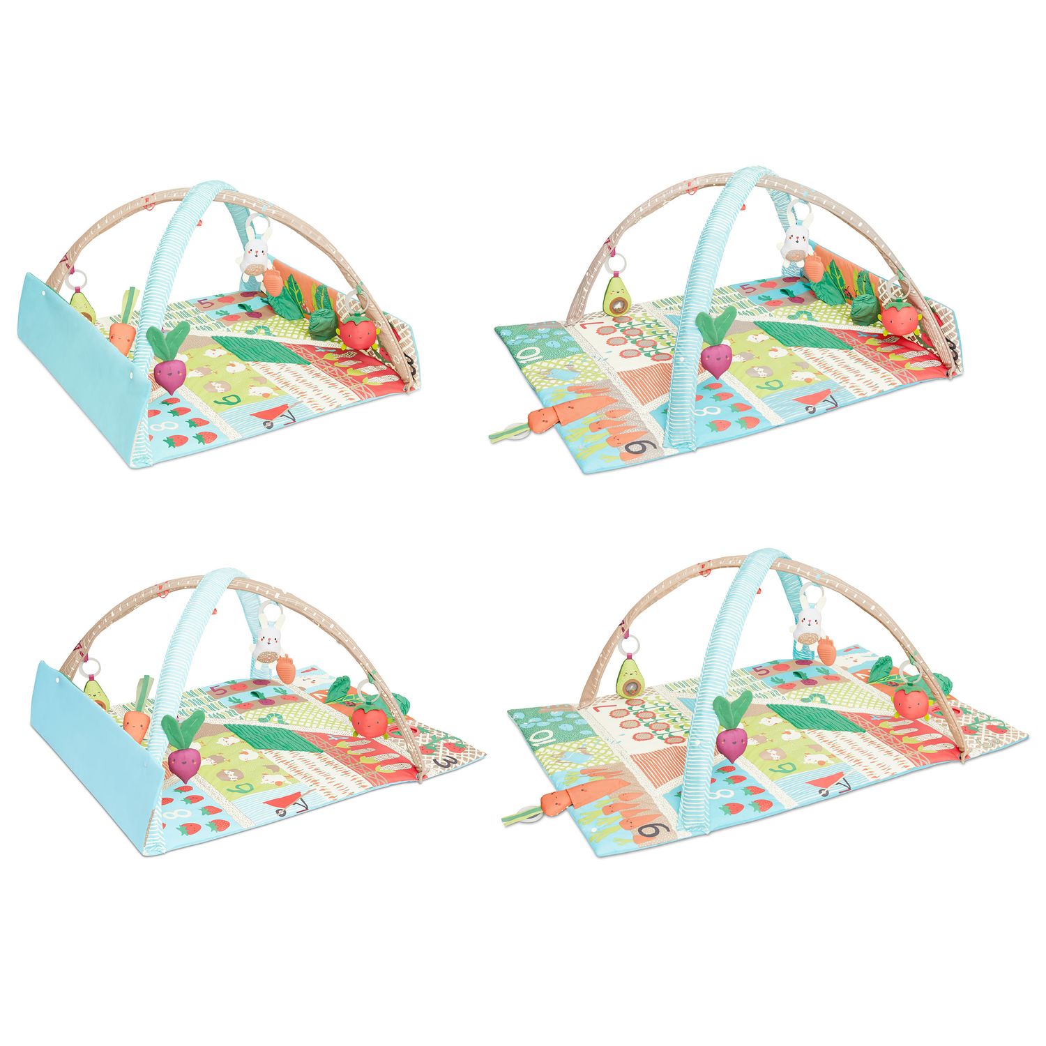 Skip Hop Baby Tummy Time Farmstand Grow & Play 3-in-1 Activity