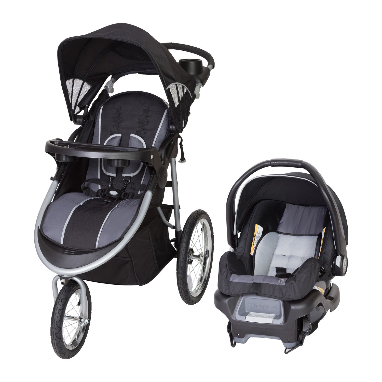 baby trend jogging stroller with car seat