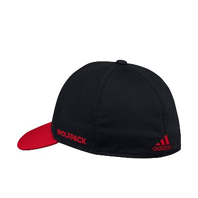 Adult adidas North Carolina State Wolfpack Sideline Structured Flex-Fit Cap