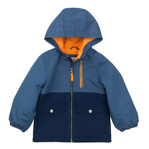 Baby Boy Carter's Colorblock Hooded Midweight Jacket