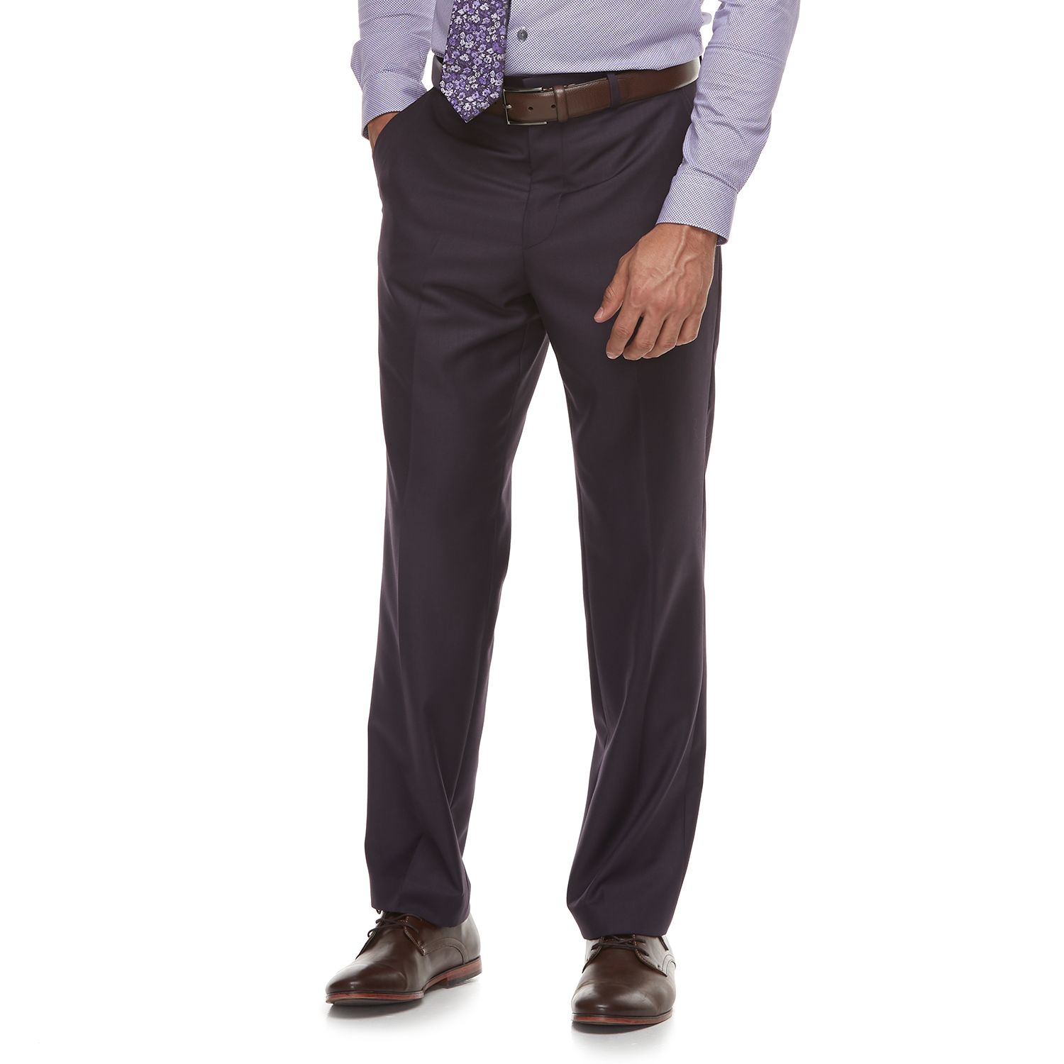 purple khaki pants