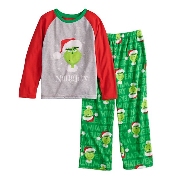 Boys 4 12 Jammies For Your Families How the Grinch Stole Christmas