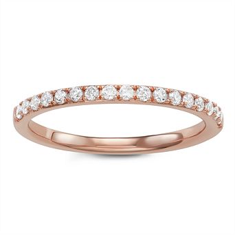 Simply Vera Vera Wang 14k Gold 1/4 Carat T.W. Diamond Wedding Band