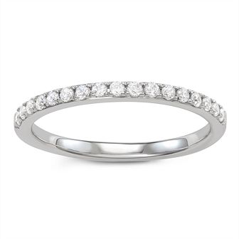Simply Vera Vera Wang 14k Gold 1/4 Carat T.W. Diamond Wedding Band