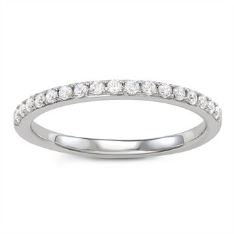 Simply Vera Vera Wang 14k Gold 1/4 Carat T.W. Diamond Wedding Band