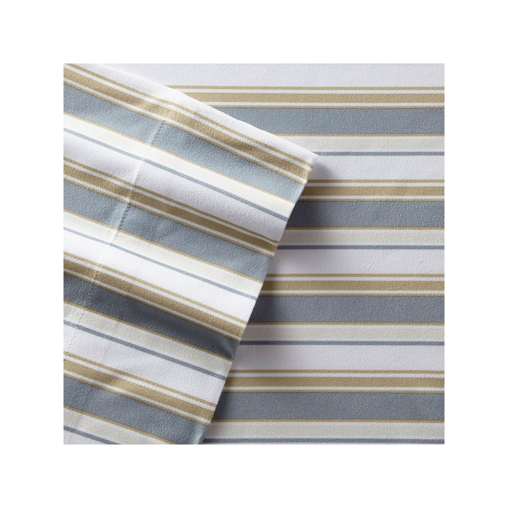 Micro Flannel® Printed Sheet Set, White