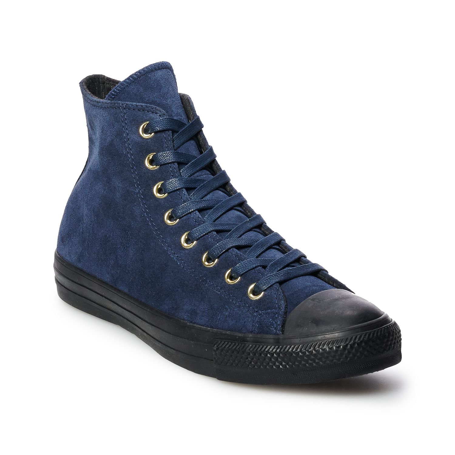 blue suede converse high tops