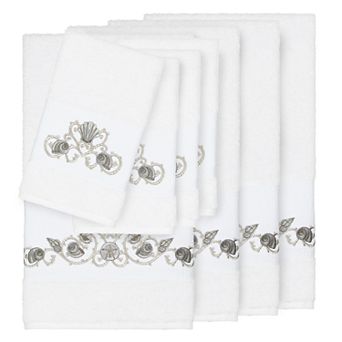 Linum Home Textiles Bella 8 pc Embellished Bath Towel Set