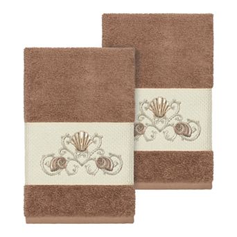 Linum Home Textiles Bella Embellished Hand Towel