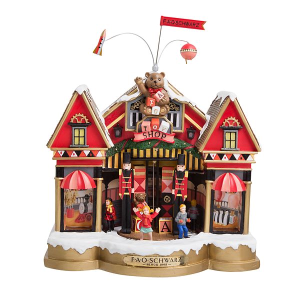 FAO Schwarz Animated Musical Toy Shop Christmas Table Decor