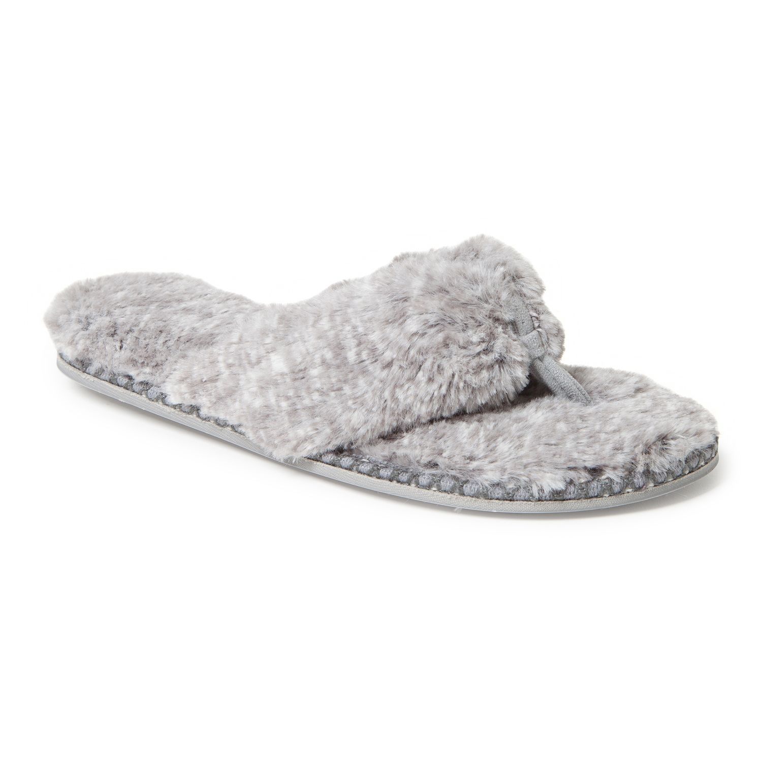 furry thong slippers