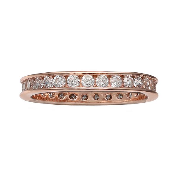 Cubic zirconia store eternity band