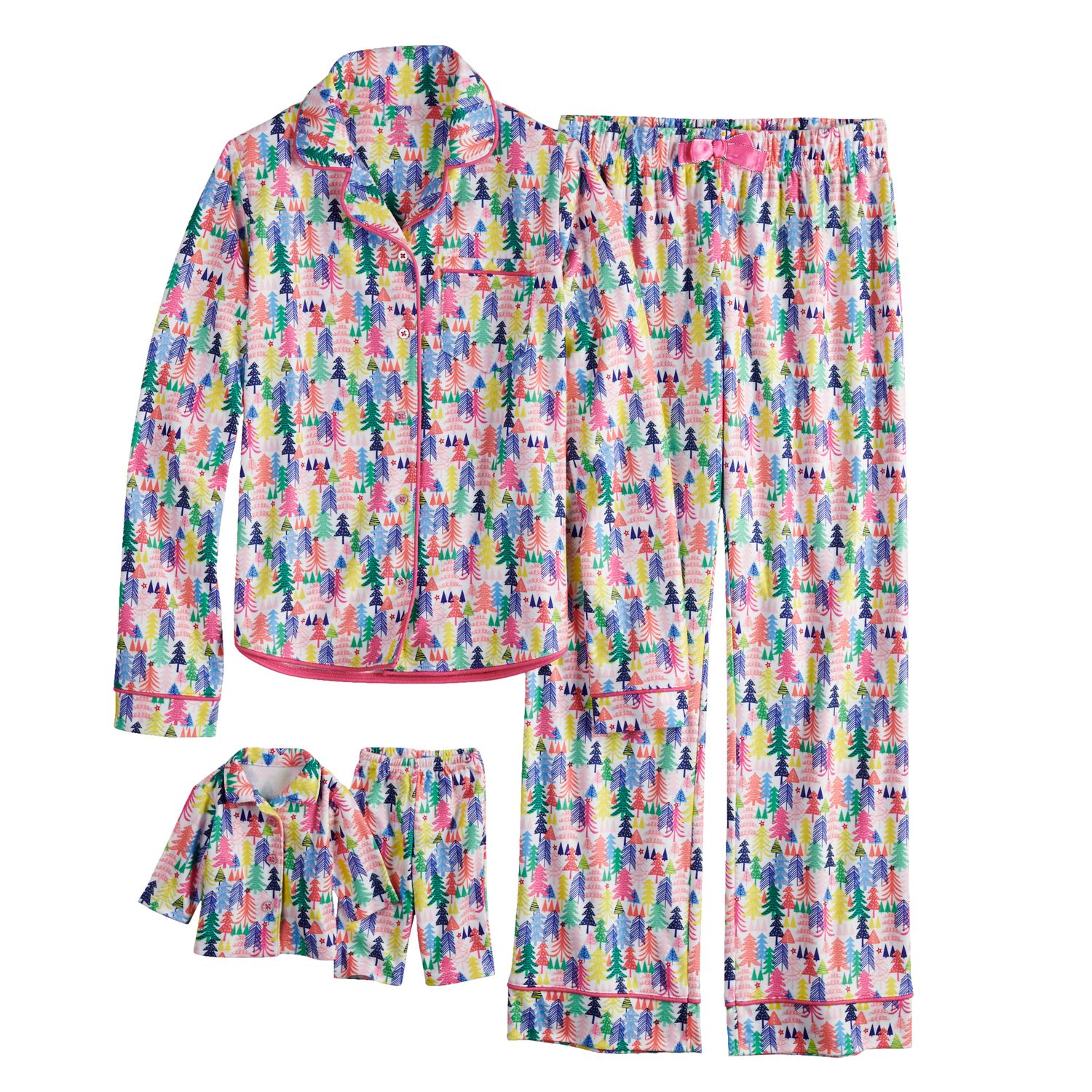 american girl doll pajamas matching